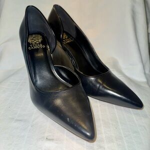 Vince Camuto Classic Black Wedge d’Orsay Pumps